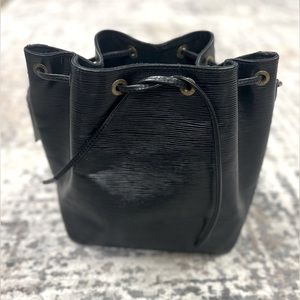 Louis Vuitton Black Epi bag